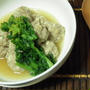 菜の花と肉団子の含め煮