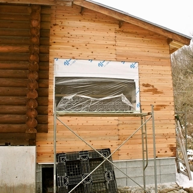 ダーリンのdiy 子供部屋の外壁と倉庫の防腐剤塗り レシピブログ