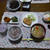 和食 朝ごはんとシフォンケーキ