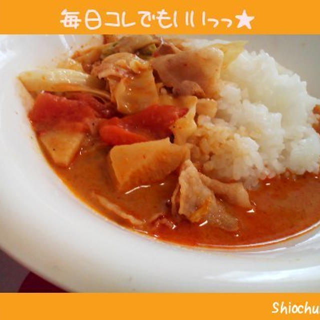 幸せレッドカレー★時短簡単美味