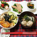 こんにちは*#美肌丼先日のお昼ごはん『アボカドキム納豆丼』アボカド+キムチ+納豆...