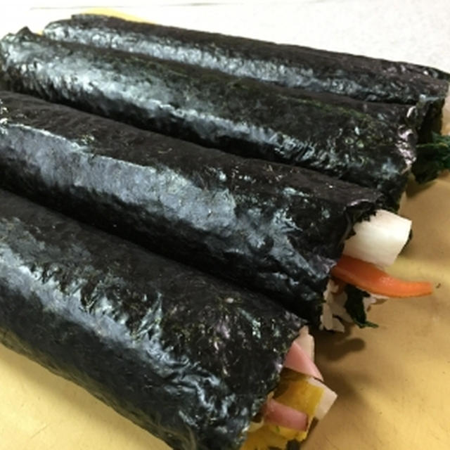 のんちゃん・れお君の恵方巻き＆京君の豆まき＆オムライス♪
