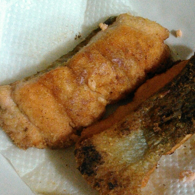 GABANチリパウダー＜パウダー＞で秋鮭のピリ辛ムニエルを作ったよ