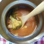 【余熱調理】ベーコンとブロッコリーのトマトスープ