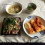 鰹お寿司の朝ごはん