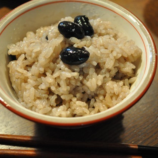 おいしい　黒豆ご飯♪