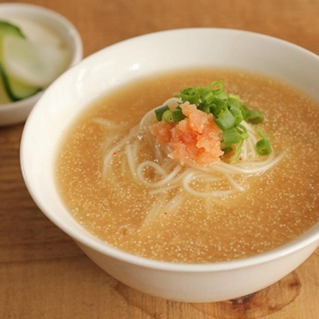 簡単♪明太あんかけ素麺