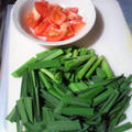 簡単♪ニラトマトチーズ玉ｗ