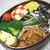 豚チリ弁当。麻婆豆腐で温まろう。