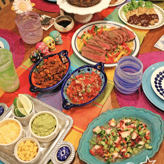 主人の誕生日パーティー！思い出のメキシコ料理でお祝い♪