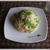 素朴なお家ランチ☆鮭とレタスのチャーハン☆