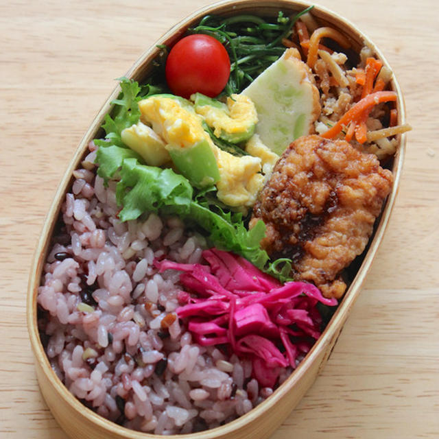 【　ありがとうございます！と、ひとり分のお弁当　】