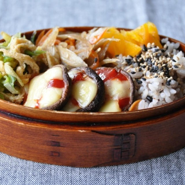 七夕弁当にしたかったけどいつもの弁当。