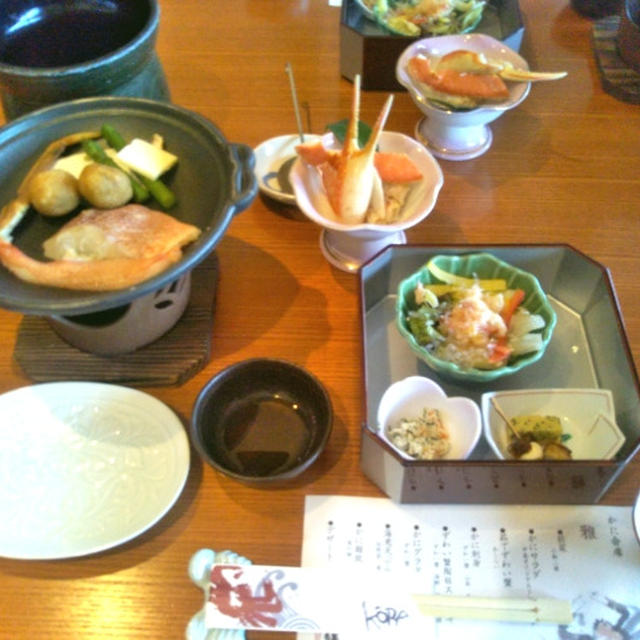 かに☆帰省すると甲羅でかに料理