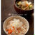 鮭の炊き込みご飯 と けんちん汁