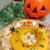 ホットケーキミックスとレンジで簡単！とろ生かぼちゃケーキ　ハロウィン