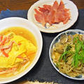 アサリともやしの煮物&梅干し漬けました（＾＾