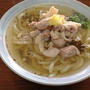 今日の朝麺は「鶏うどん」