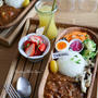 彩り野菜のカレープレート。