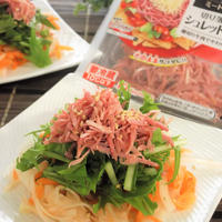 こんな簡単なのに、ごちそう感アリ！シュレッドビーフが決め手の　新玉ねぎマリネサラダ