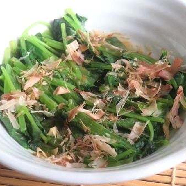 めんつゆで超簡単美味♪　三つ葉のおひたし
