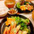 アスパラの豚肉巻きとかぼちゃサラダ