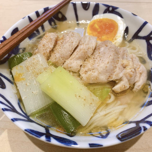 【レシピ】栄養バランスを考慮したアレンジそうめん♪ごま油香る鶏ねぎ塩そうめん