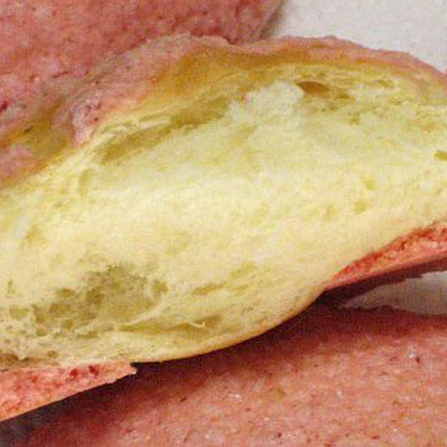 つぶつぶ苺のメロンパン（続き）