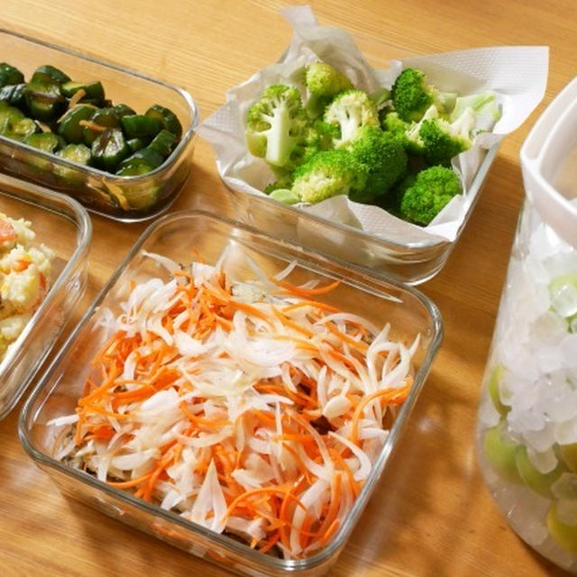 家庭科の宿題と常備菜と梅シロップ