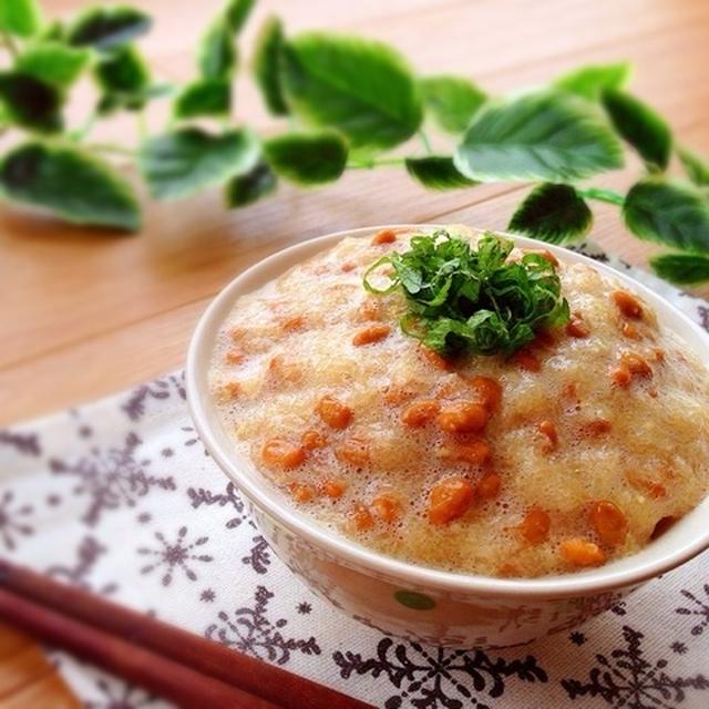 おろしポン酢と生姜の納豆ご飯♡