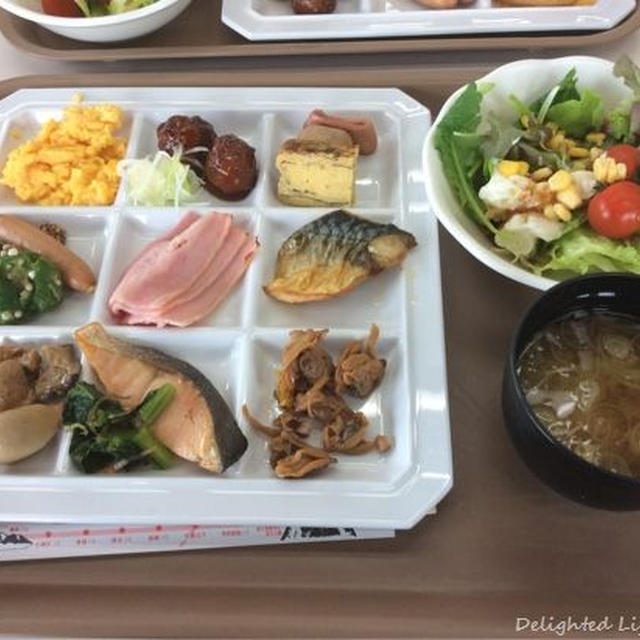 双葉SA（下り）の朝食バイキング