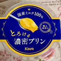 国産ミルク100%！パン工房カワ とろける濃密プリン