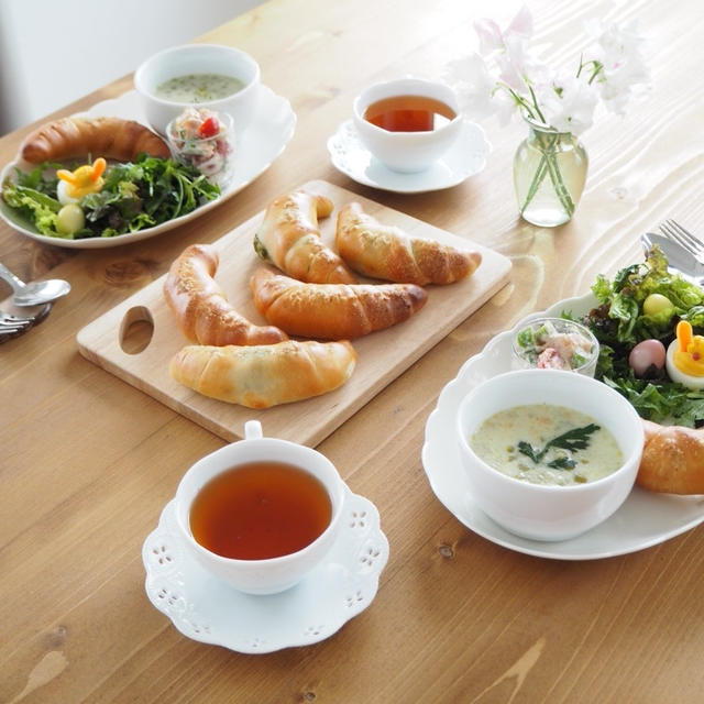 4月のデリ、スイーツ　de おもてなしランチ。。。