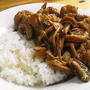 冷凍ミックスきのことがんもどきの即席カレー
