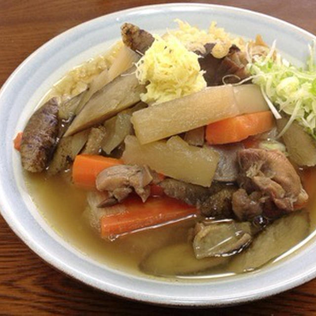 今朝もしっぽくうどん
