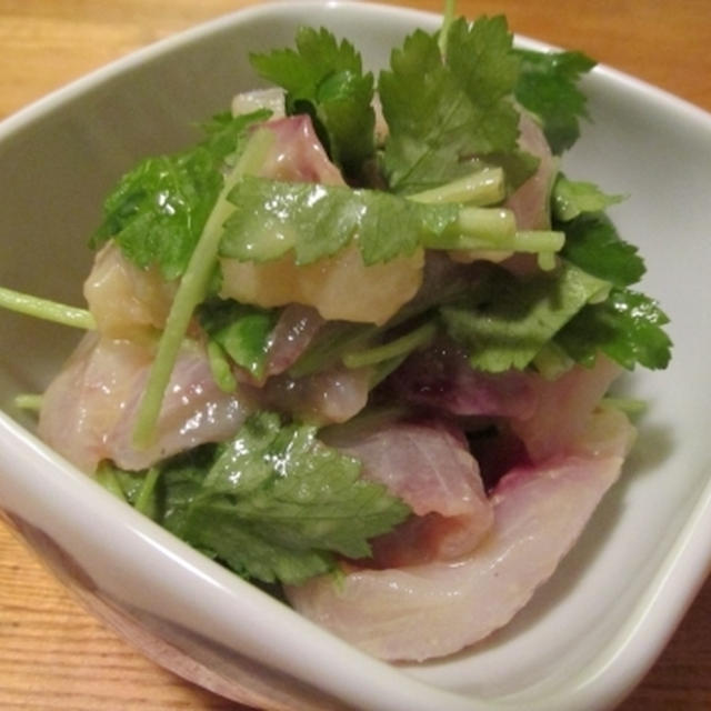旨魚料理 クロダイと三つ葉のぬた By まるかつさん レシピブログ 料理ブログのレシピ満載