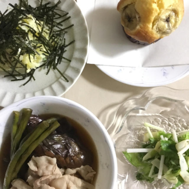８月第４週の教室、懐かしい？今風？和食の構成です