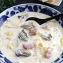 牡蠣と白菜の白味噌チャウダー