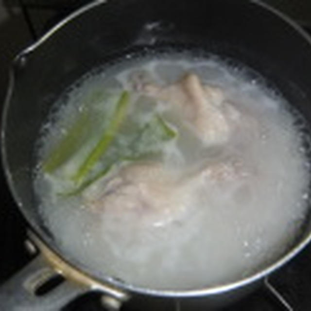鶏とたまごのお粥