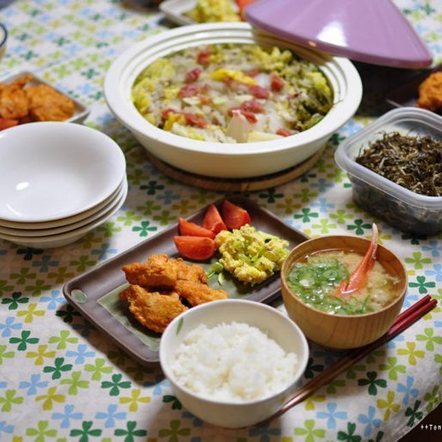 一昨日と昨日の晩ごはん、それから法令線(T_T)