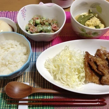 生姜焼き。