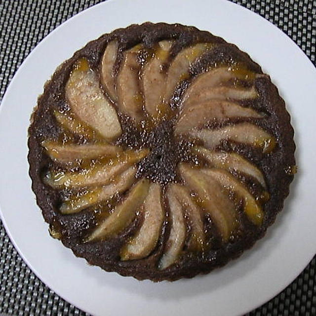 洋梨のチョコスフレケーキ By Pcwpさん レシピブログ 料理ブログのレシピ満載