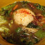 お茶漬け風に ~soup curry and rice ball