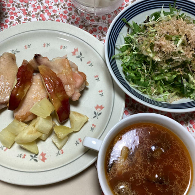 11月前半の教室、当日買い物で夕食に間にあう構想のクリスマスごはん