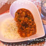 コタニン夕飯：ビーンズ豆と野菜たっぷりひき肉のヘルシーカレー☆