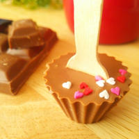 ショコラショー用スプーン付チョコ《 キャドバリー・バレンタインスイーツレシピモニター》