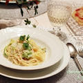 蟹と焼き白菜のクリームパスタ （レシピ）♪ by Junko さん