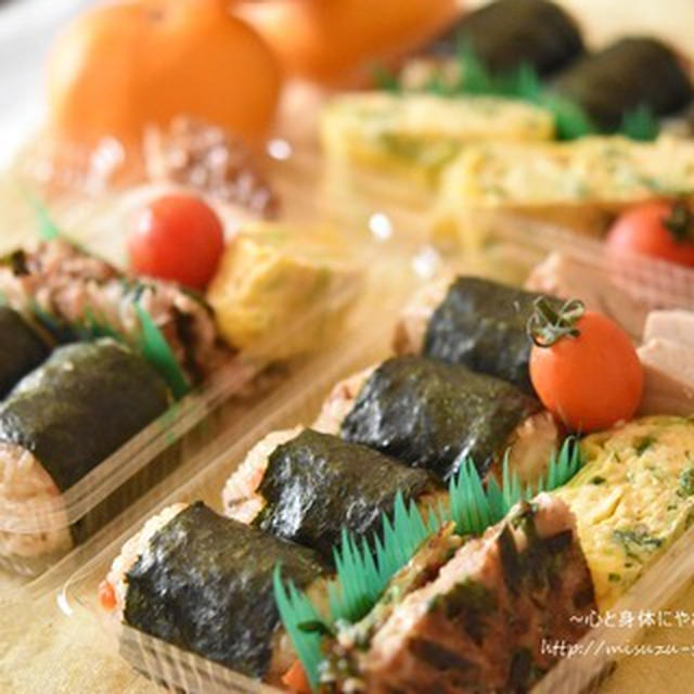 炊き込みご飯俵むすびで畑弁当