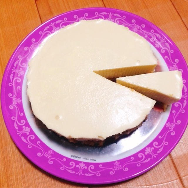 低糖質&生クリーム不要☆SUNAOでレアチーズケーキ