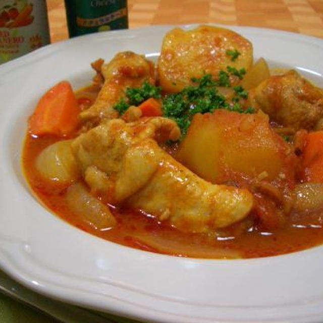 チキンのトマト煮込み♡